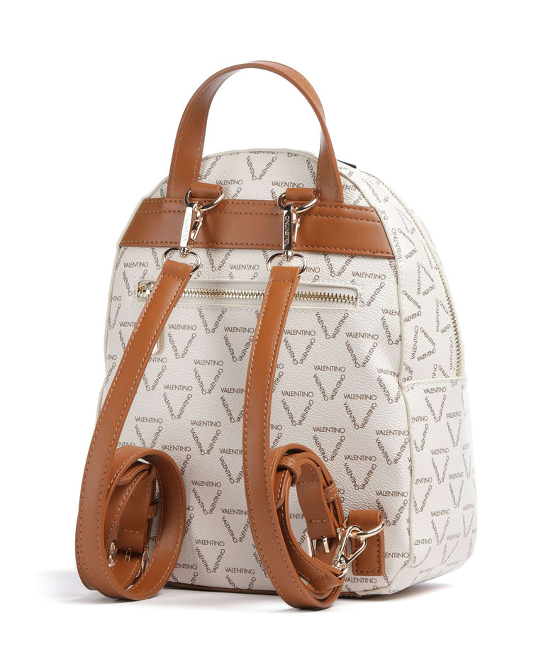 Valentino Bags Lady Re Backpack bianco/cuoio