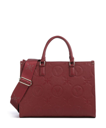 Valentino Bags Samba Re Torbu rosso scuro