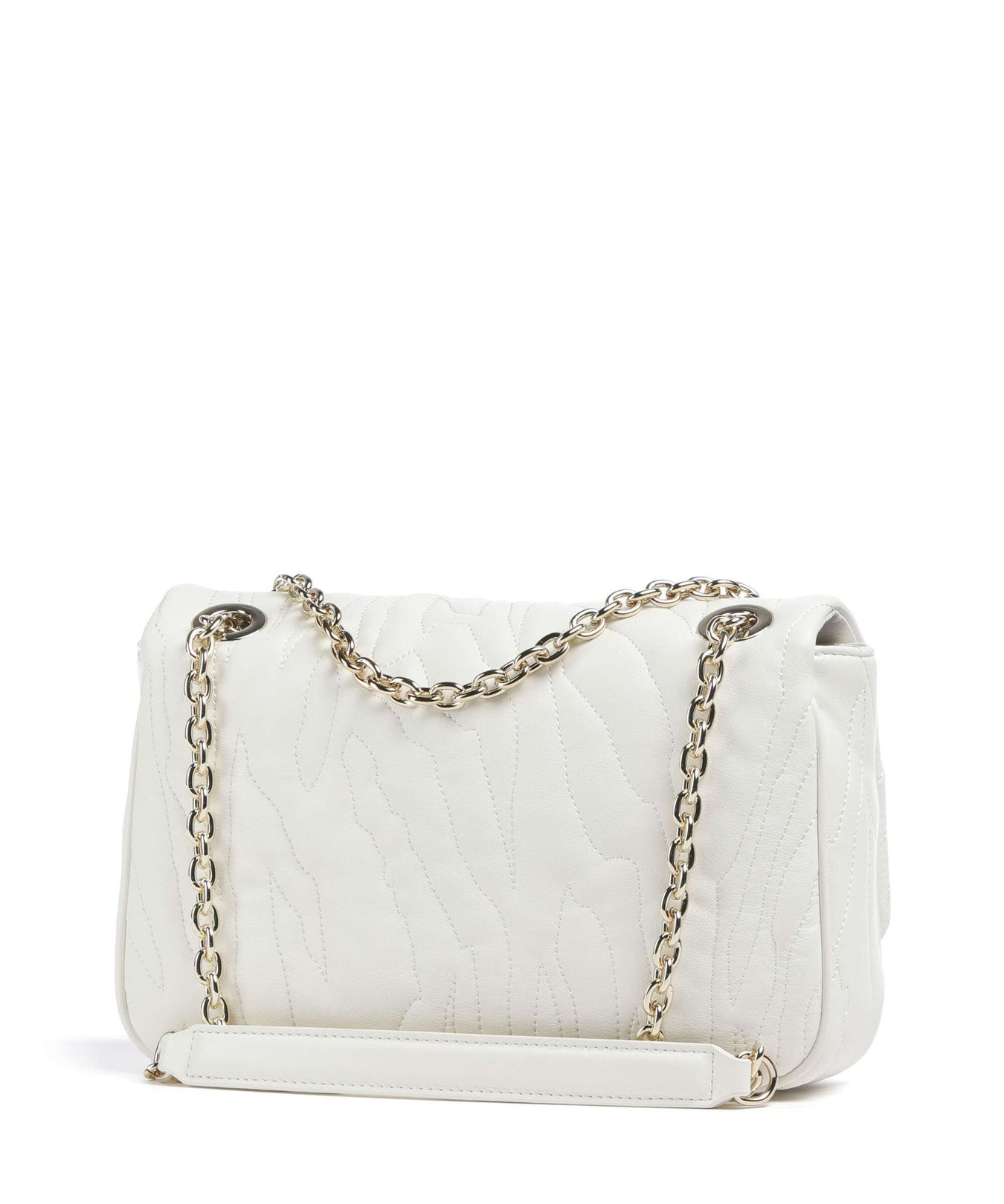 Just Cavalli Quilted Zebra Shoulder bag white