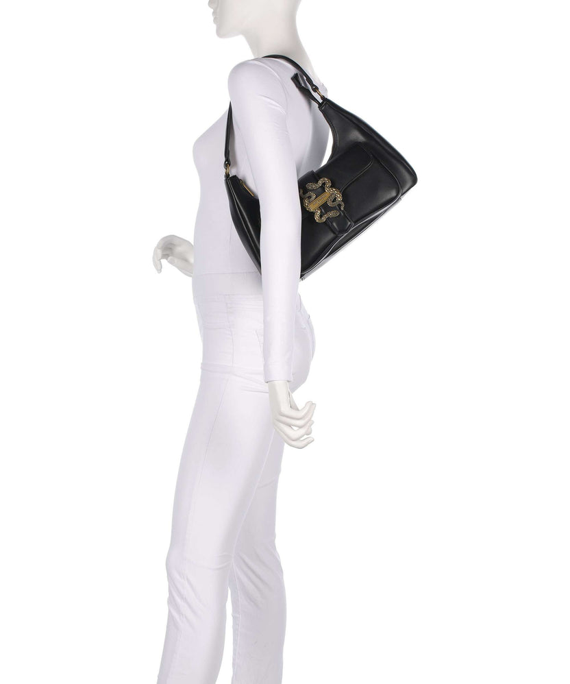 Just Cavalli Iconic Snakes Shoulder bag black