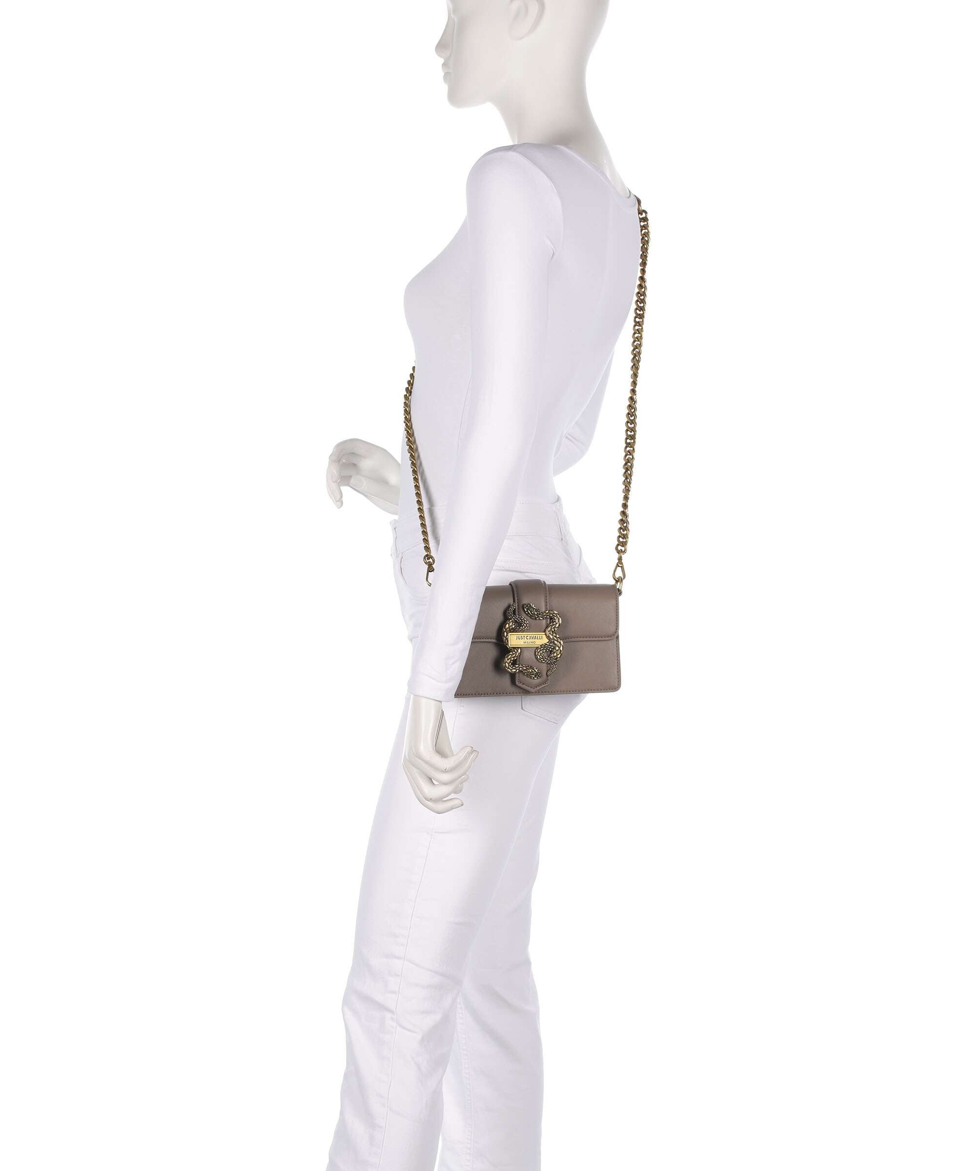 Just Cavalli Iconic Snakes Wallet taupe