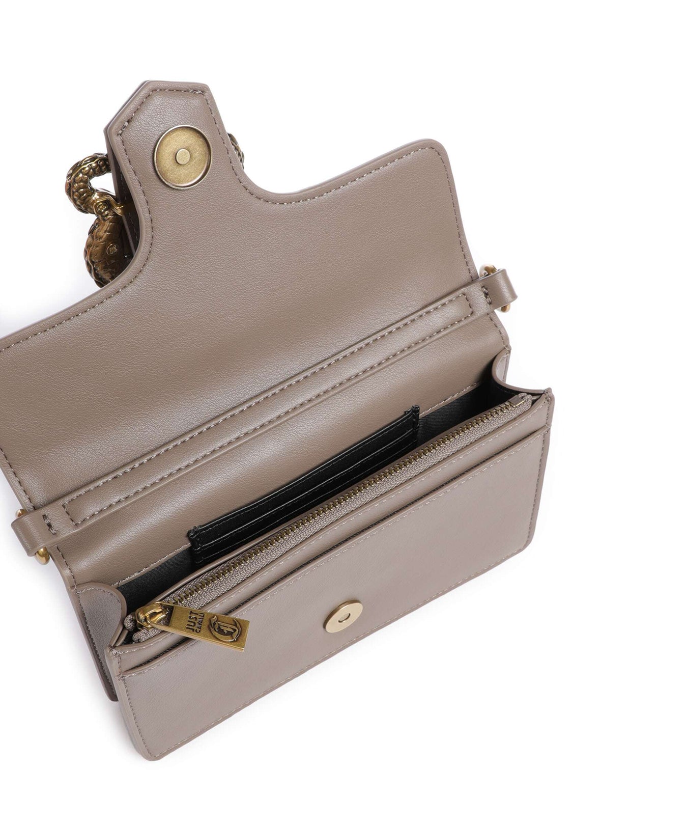 Just Cavalli Iconic Snakes Wallet taupe