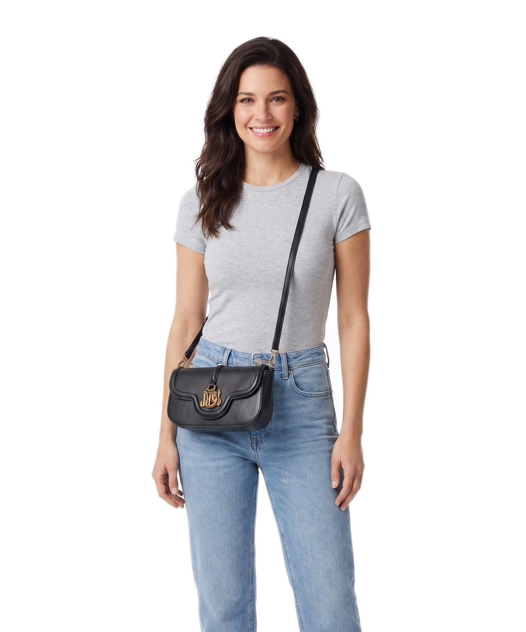 Just Cavalli Just Snake Shoulder bag black