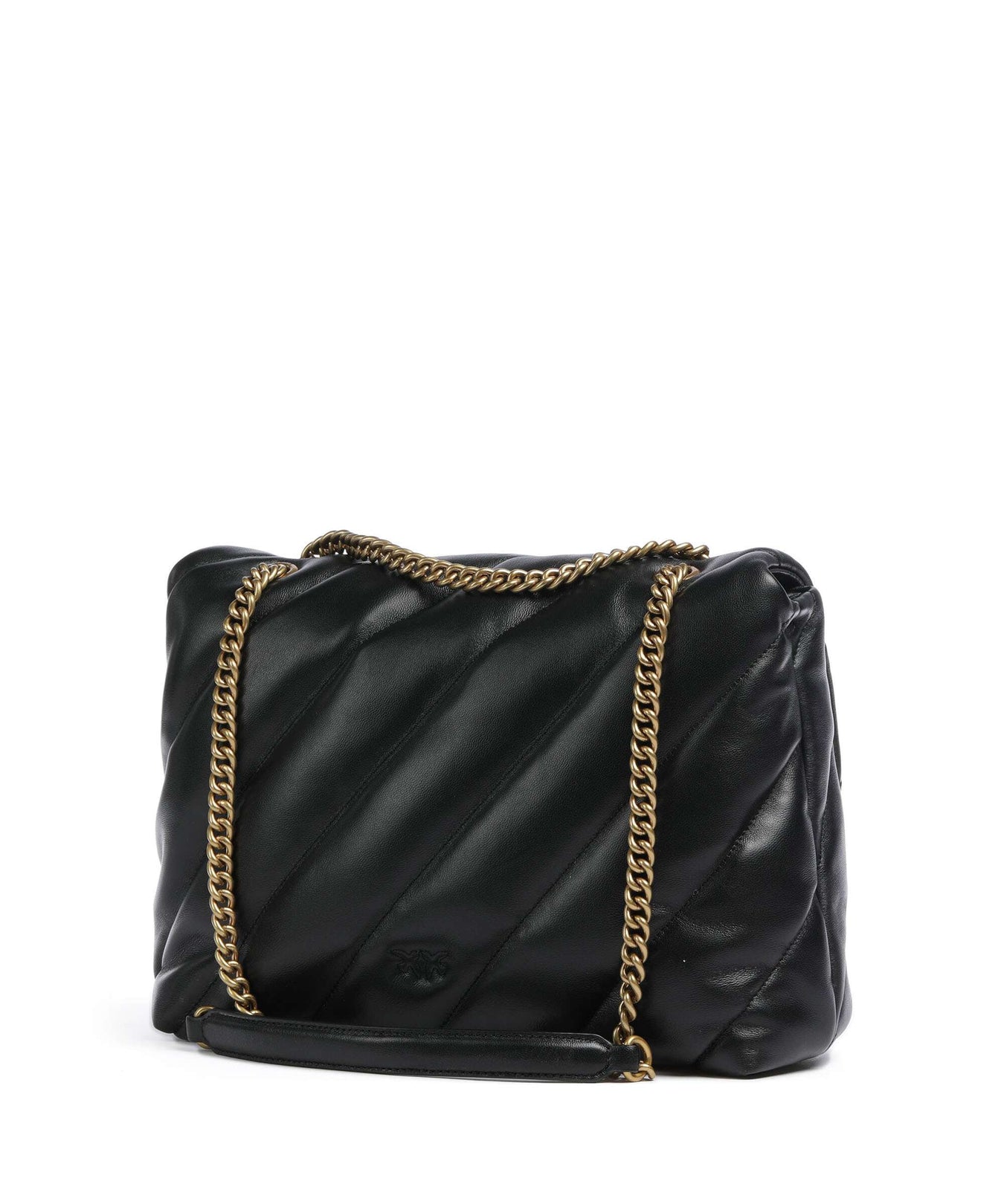 Pinko Love Puff Big Shoulder bag nero/antique gold