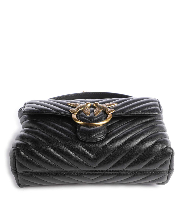 Pinko Love Lady Puff Mini Handbag nero/antique gold