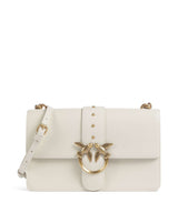 Pinko Love One Classic Crossbody bag bianco seta/antique gold