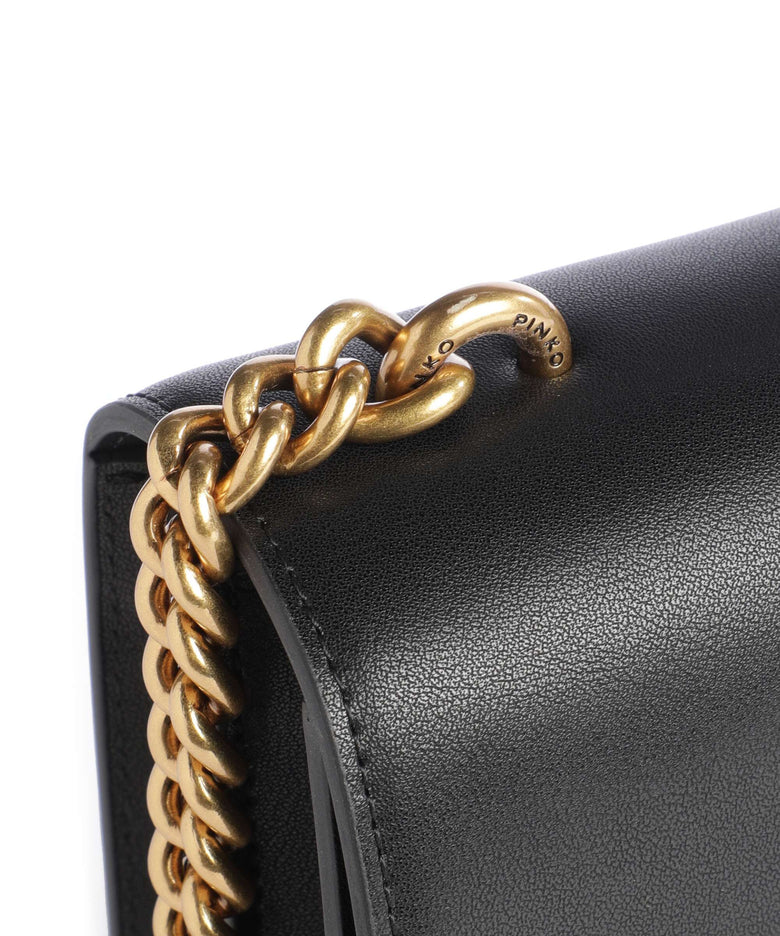 Pinko Love One Classic Crossbody bag nero/antique gold