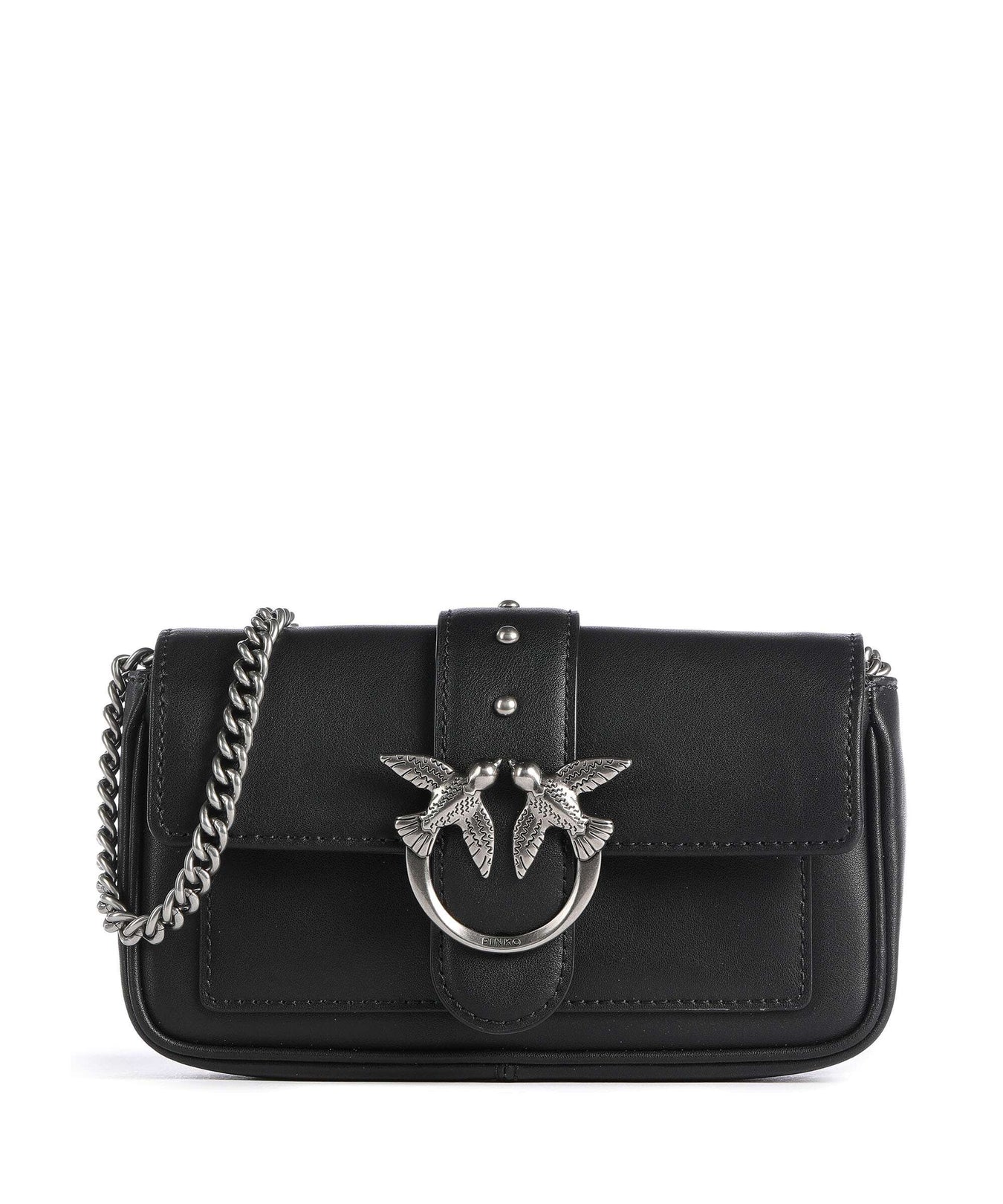 Pinko Love One Pocket Wallet nero/old silver