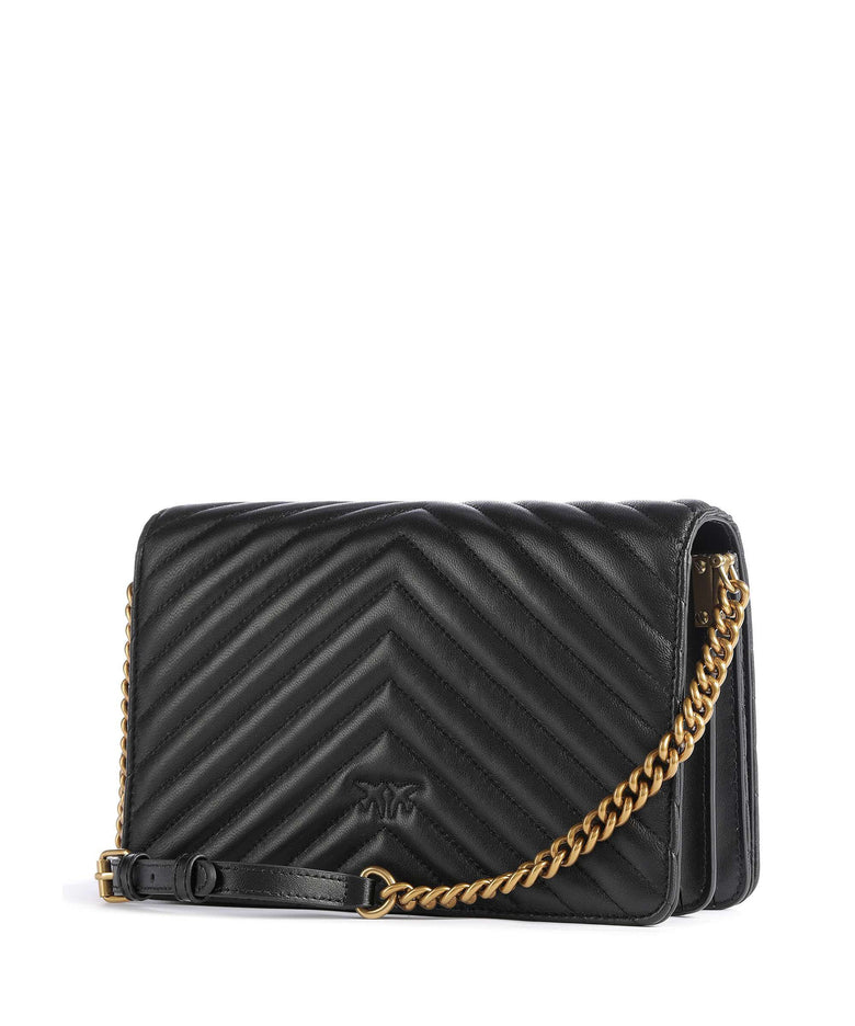 Pinko Love Click Classic Crossbody bag nero/antique gold