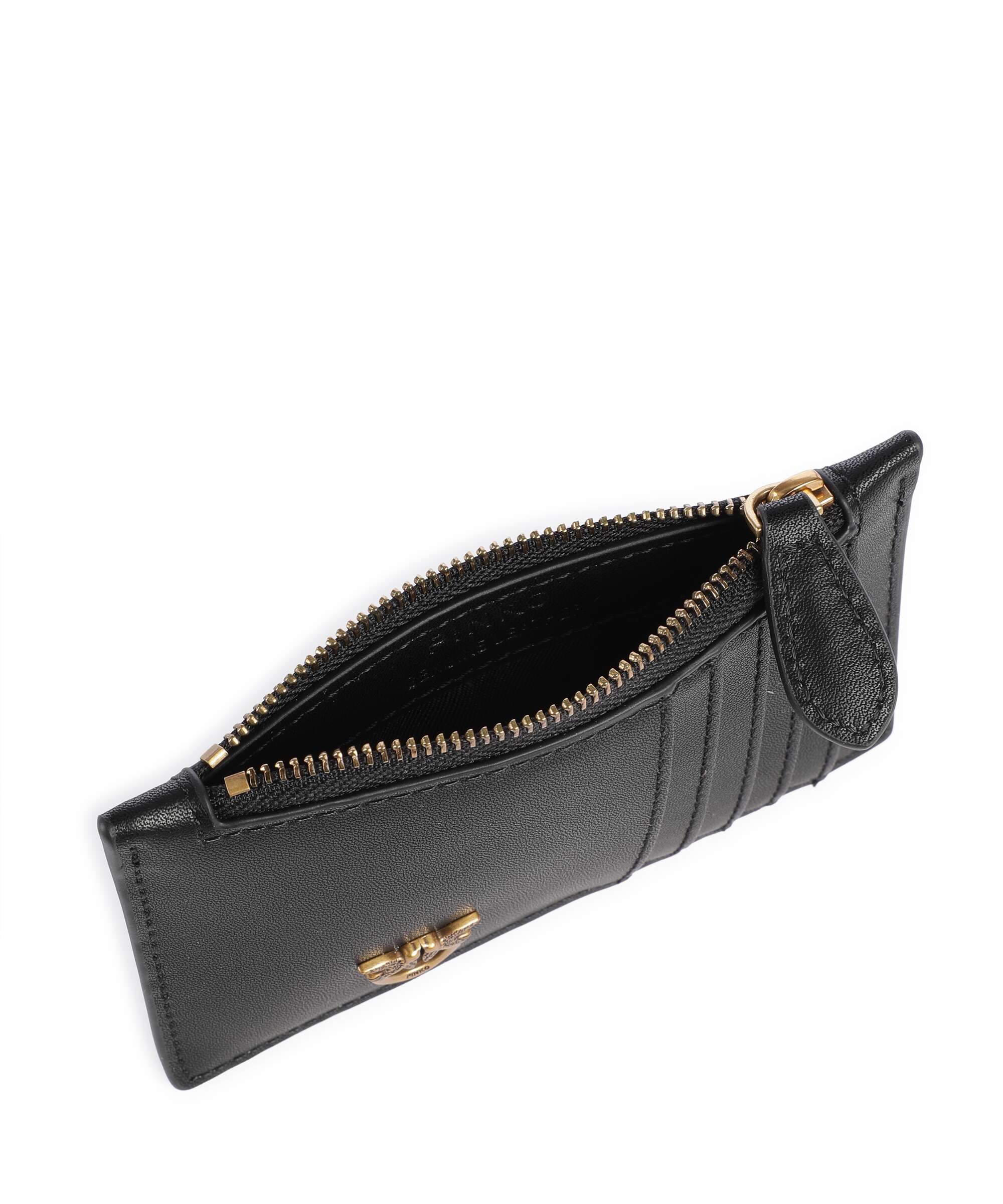 Pinko Airone Credit card holder nero/antique gold