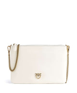 Pinko Flat Classic Torba preko ramena bianco seta/antique gold