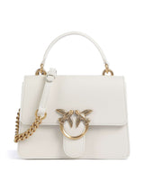Pinko Love One Mini Torba preko ramena bianco seta/antique gold