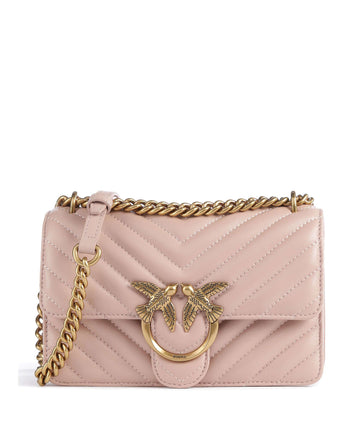 Pinko Love One Mini Torba preko ramena cipria/antique gold