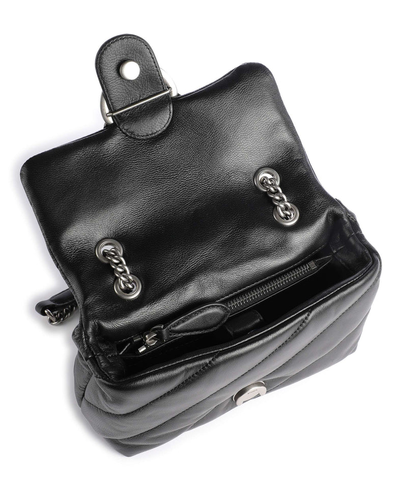 Pinko Love Puff Mini Shoulder bag nero/old silver