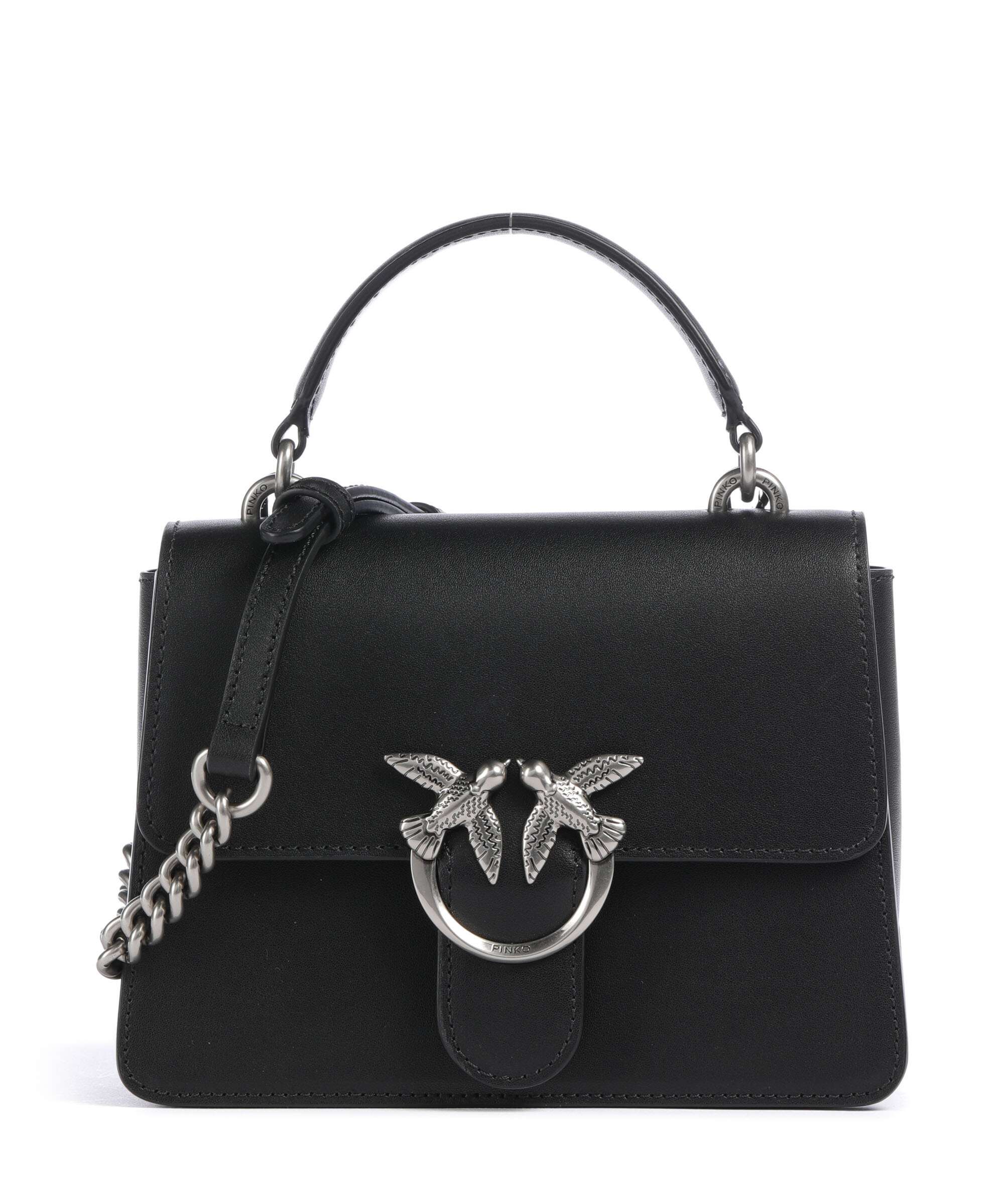 Pinko Love One Mini Handbag nero/old silver