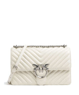 Pinko Love One Classic Torba preko ramena bianco seta/old silver
