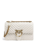 Pinko Love One Classic Torba preko ramena bianco seta/antique gold