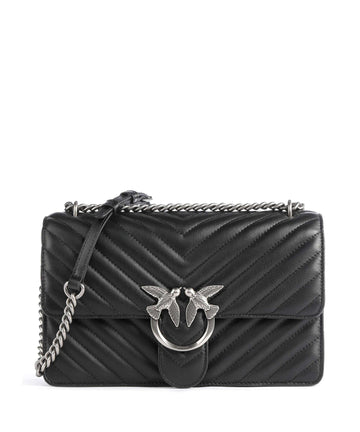 Pinko Love One Classic Torba preko ramena nero/old silver