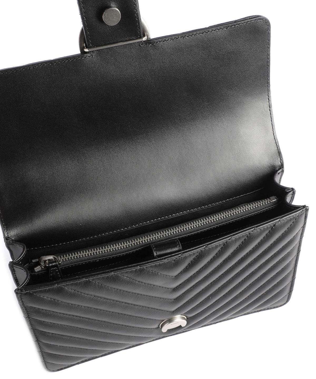 Pinko Love One Classic Shoulder bag nero/old silver