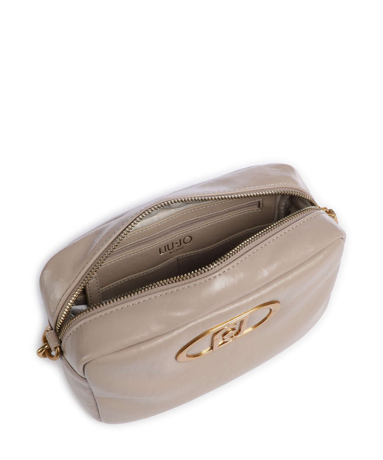 Liu Jo Lapuffy Crossbody bag dark sand                     
