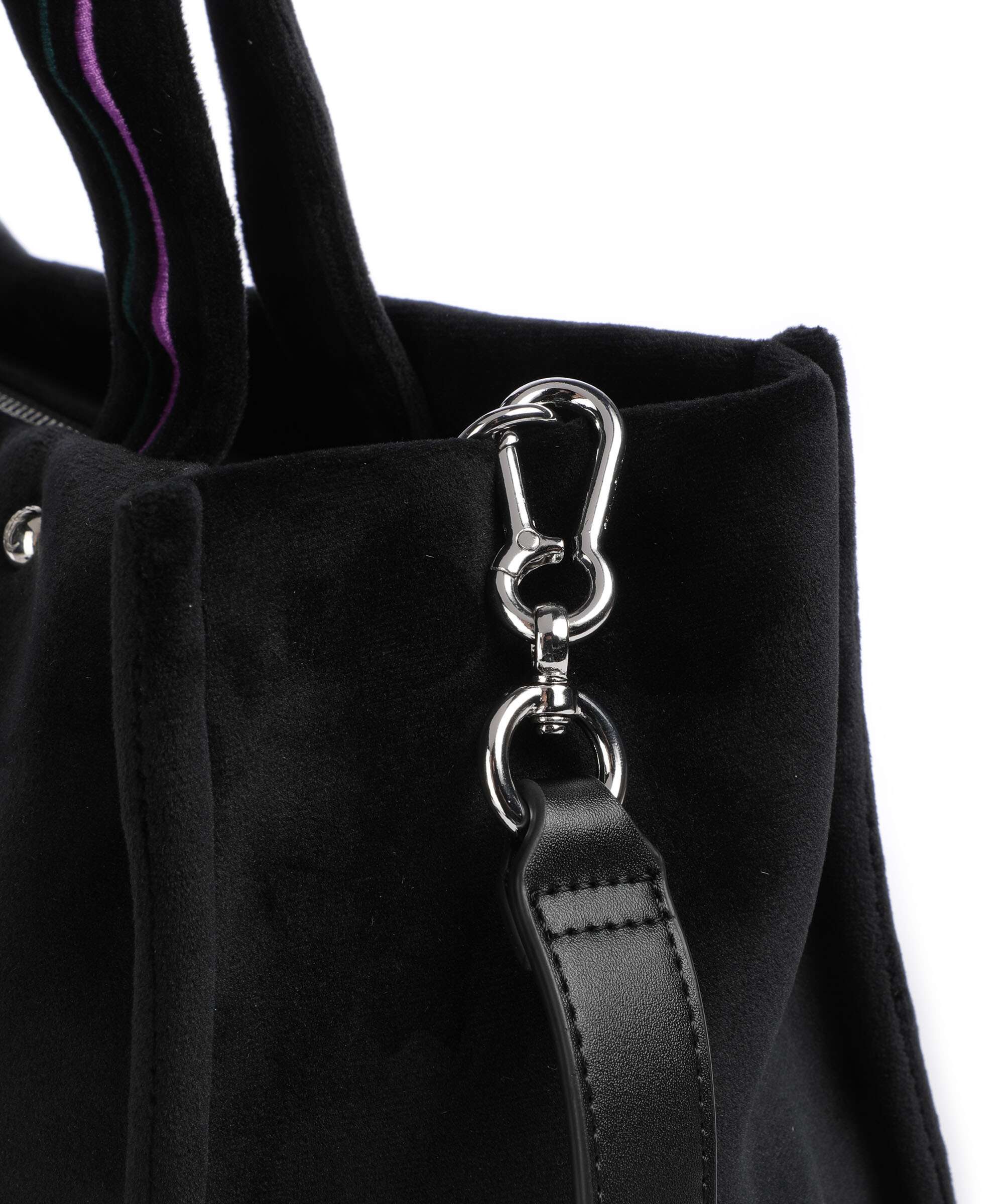 Juicy Couture Iris Velvet L Tote bag black