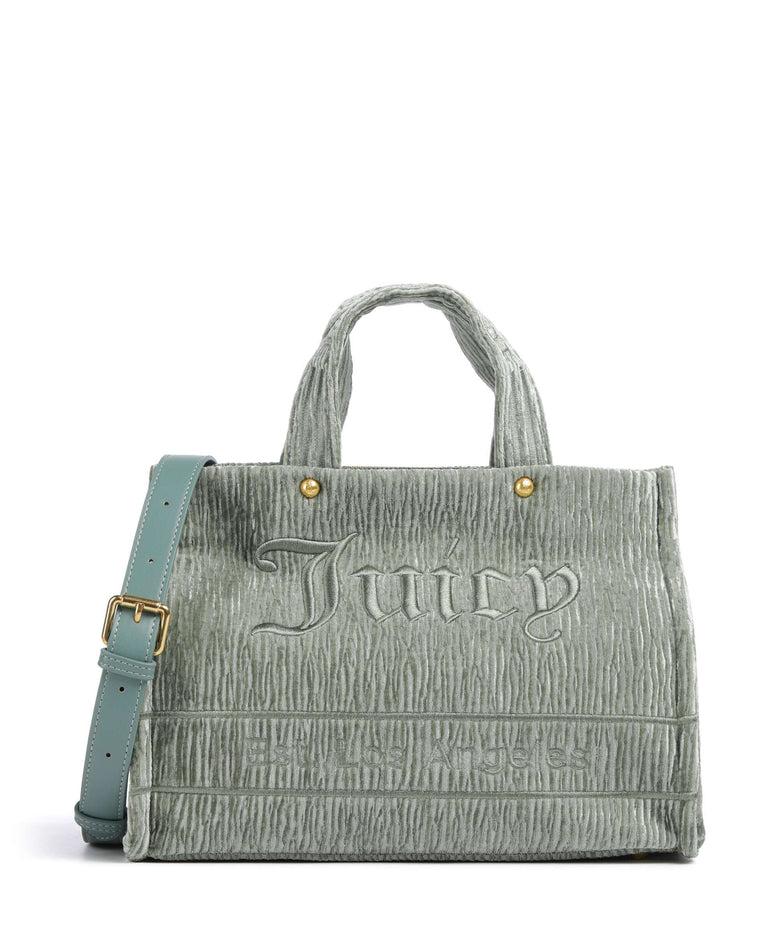 Juicy Couture Iris Crinkled Velvet M Handbag chinois green