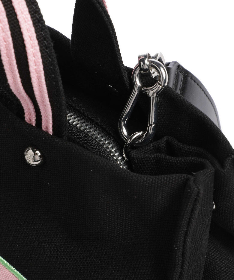 Juicy Couture Iris Patch Canvas M Handbag black/juicy pink