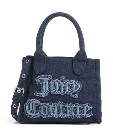 Juicy Couture Iris Distressed S Torba preko ramena denim