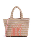 Juicy Couture Nora Straw S Torbu peach pink