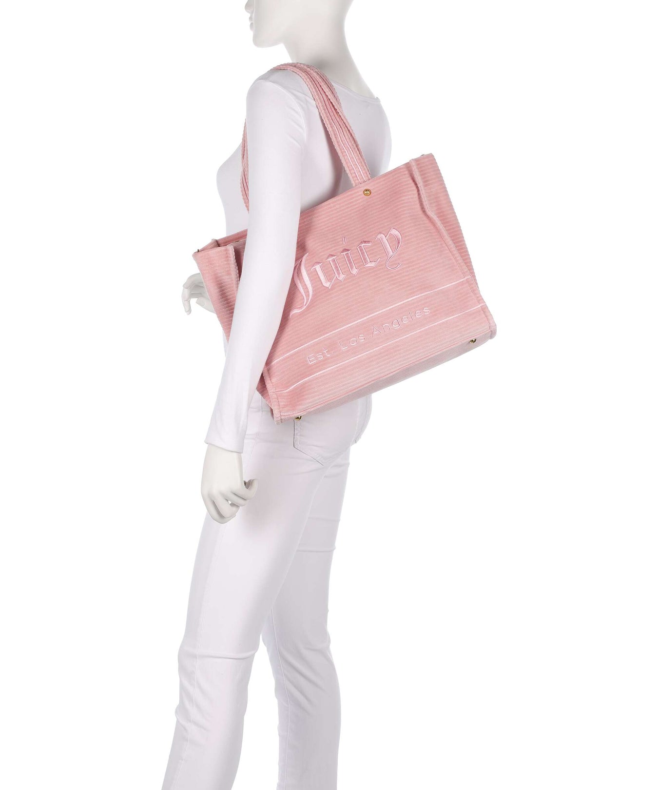 Juicy Couture Iris Velvet L Tote bag juicy pink
