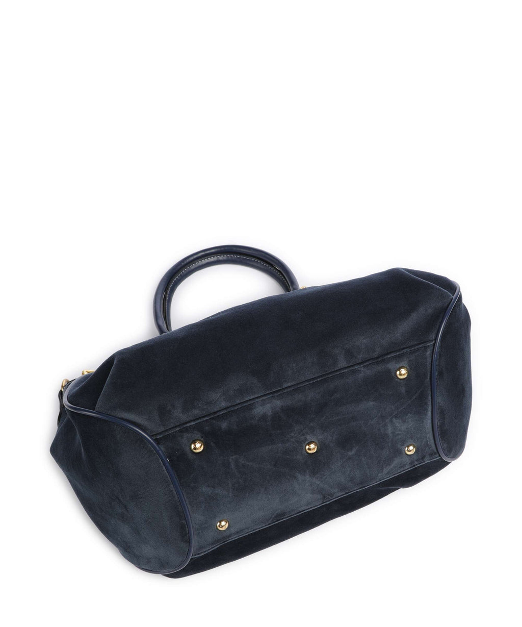 Juicy Couture Twig Narrative Velvet L Tote bag blue depths