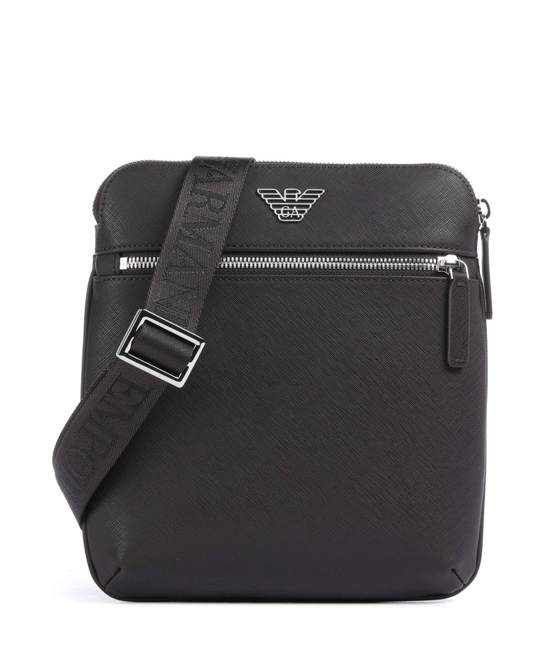 Emporio Armani Business Regenerated Crossbody bag ebony