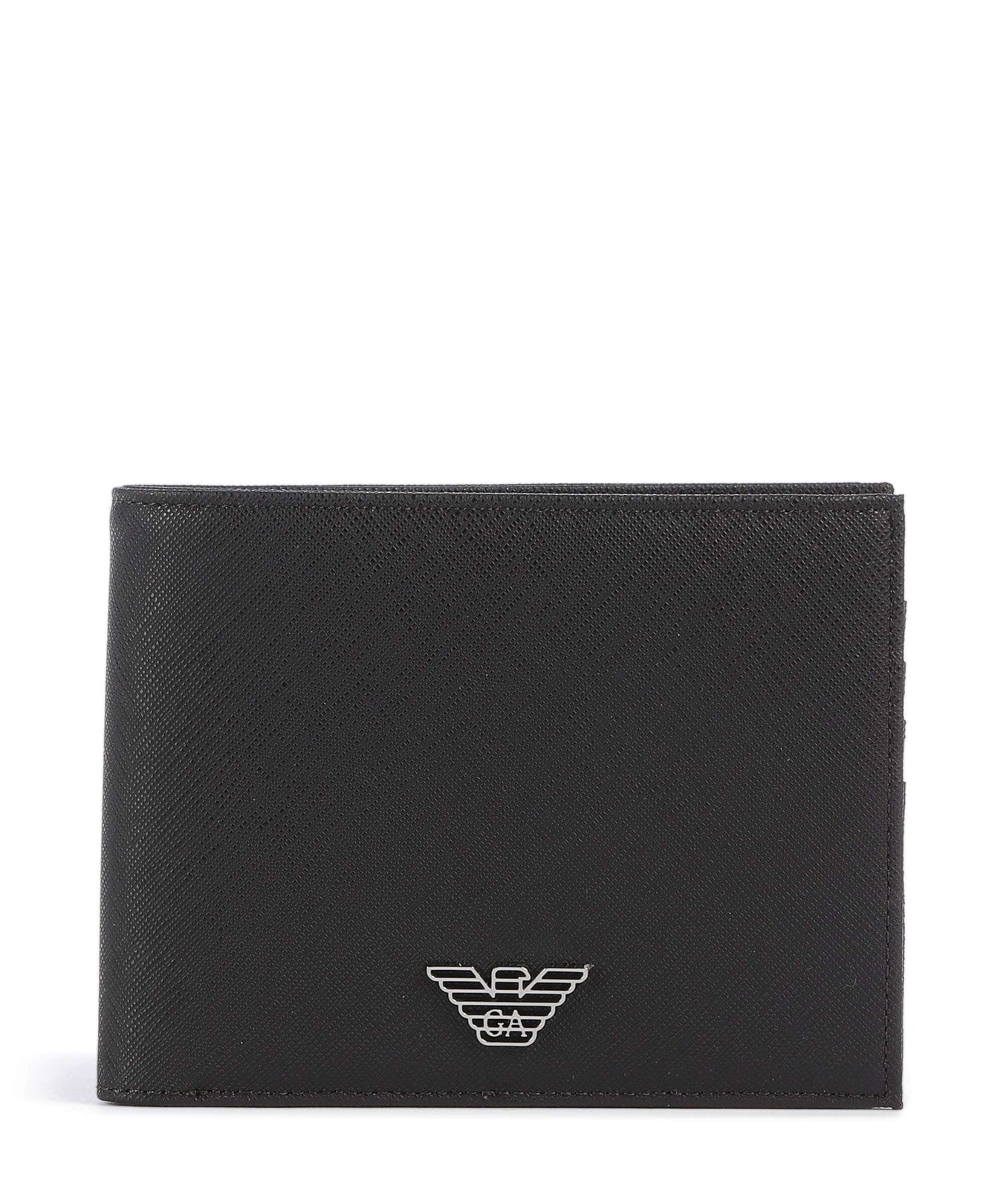 Emporio Armani Saffiano Animation Wallet ebony