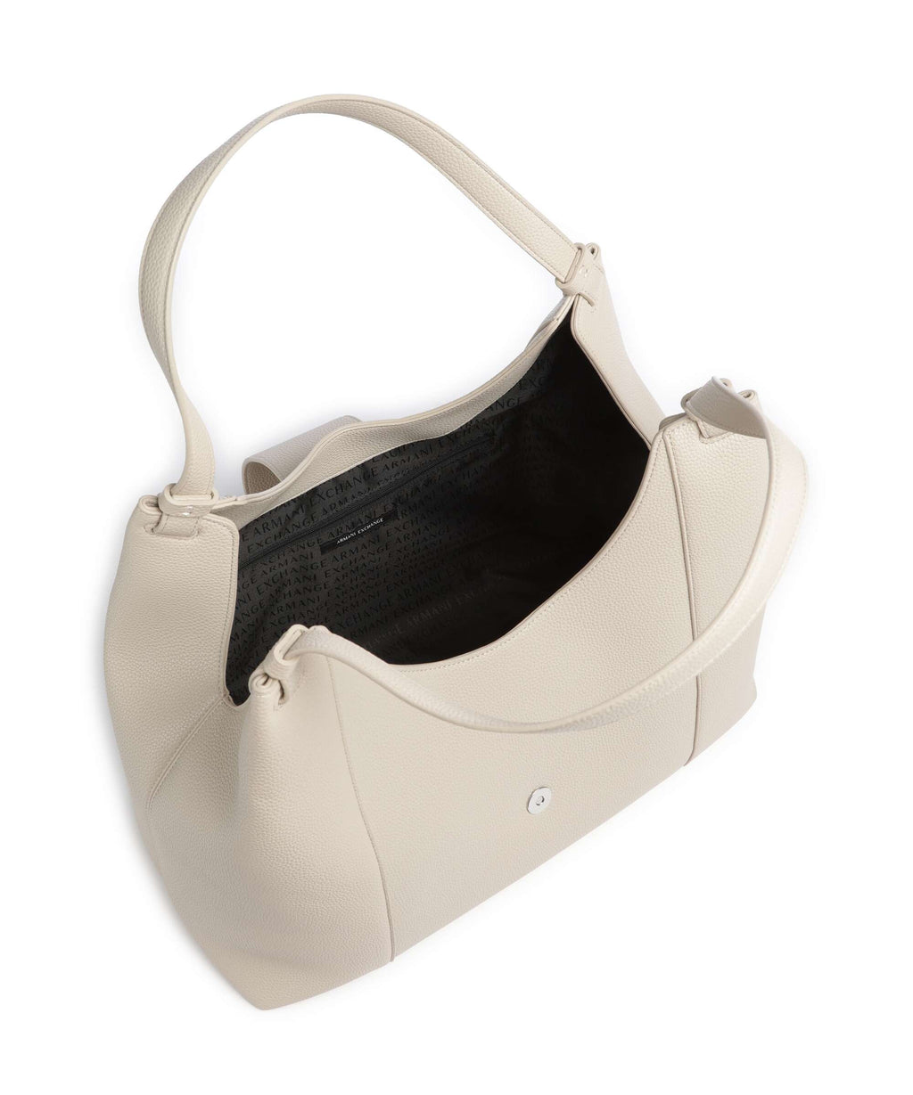 Armani Exchange Susy Soft Hobo bag script