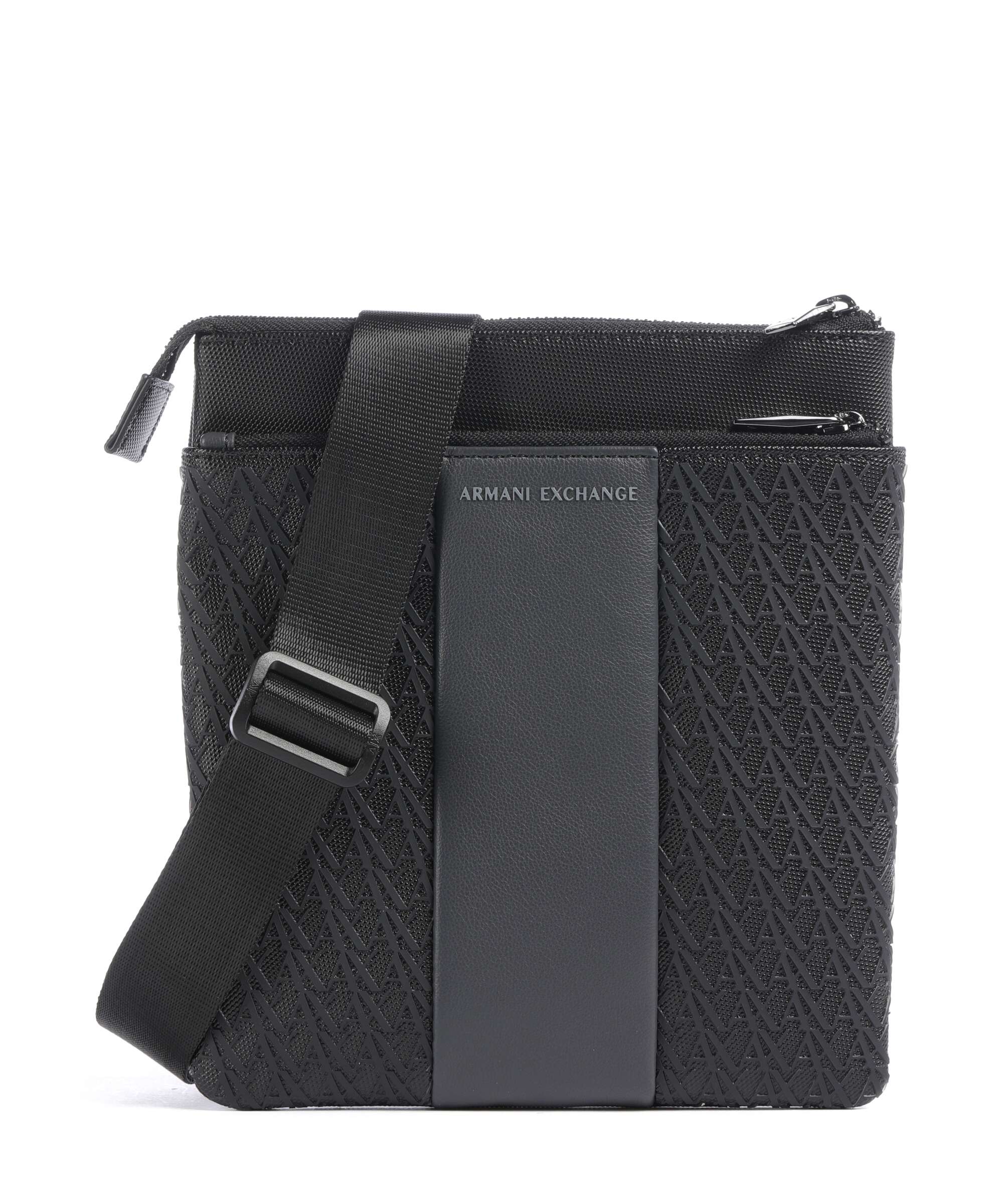 Armani Exchange William Crossbody bag black/forged iron