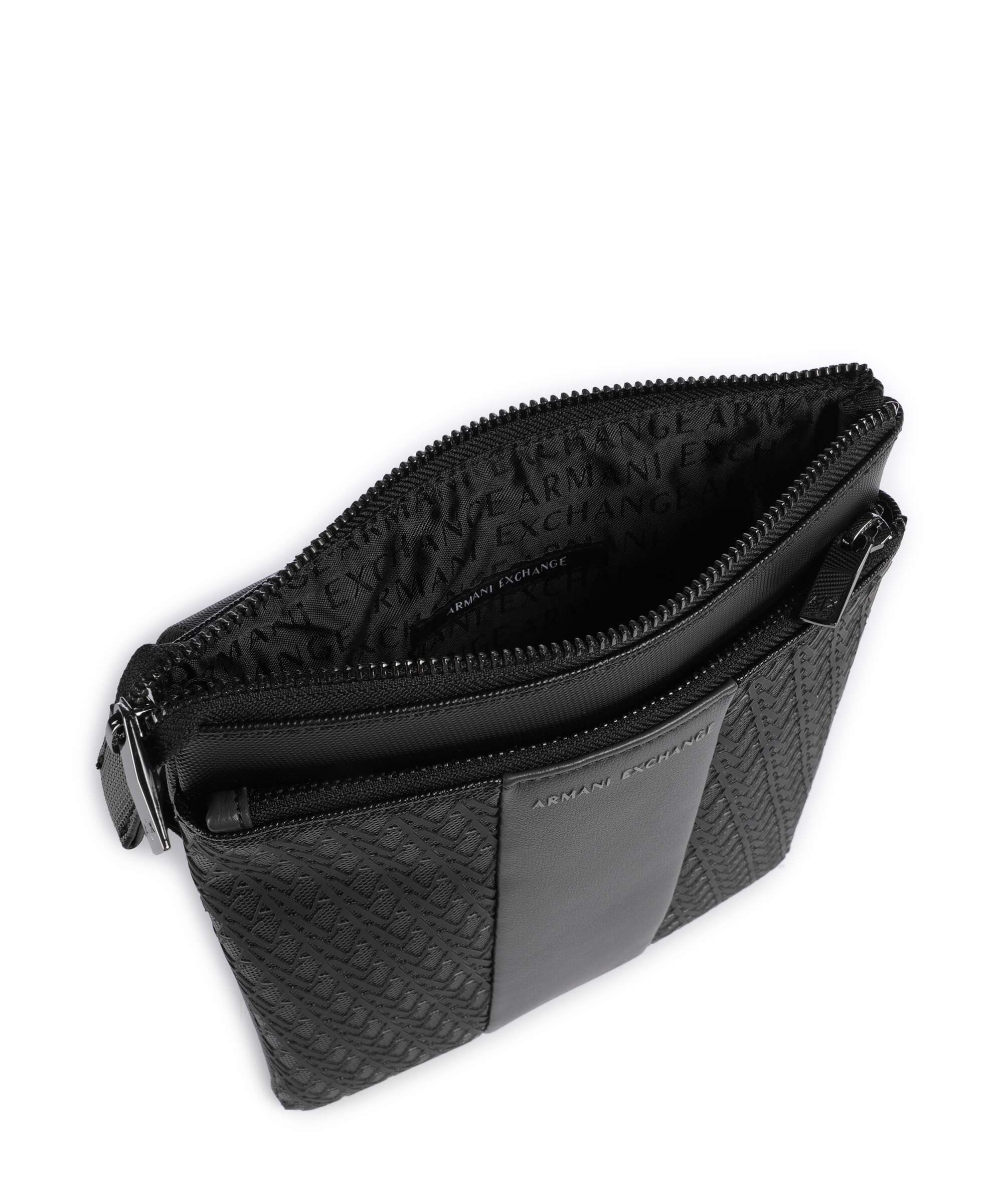 Armani Exchange William Crossbody bag black/forged iron
