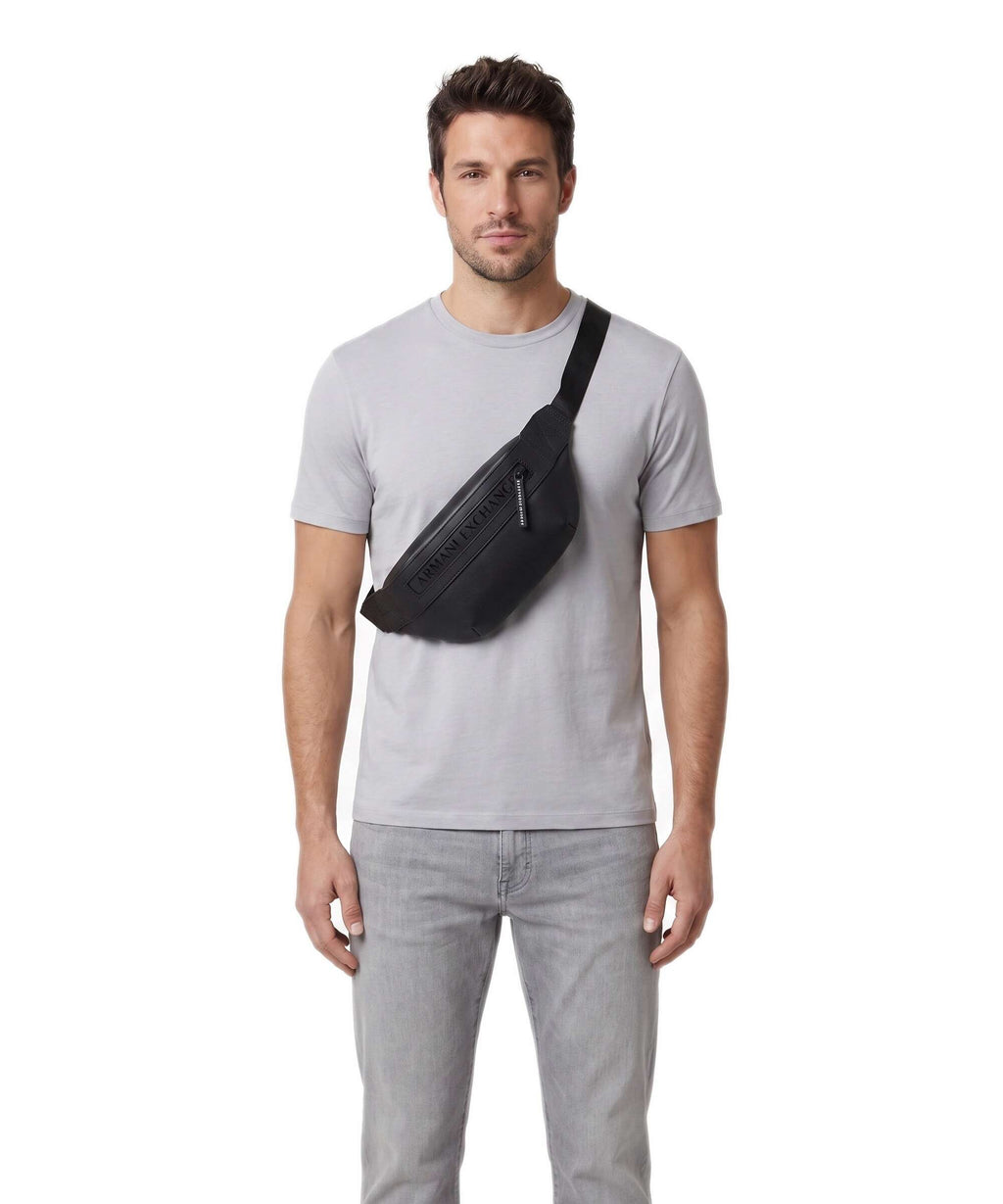 Armani Exchange Angel Belt bag black