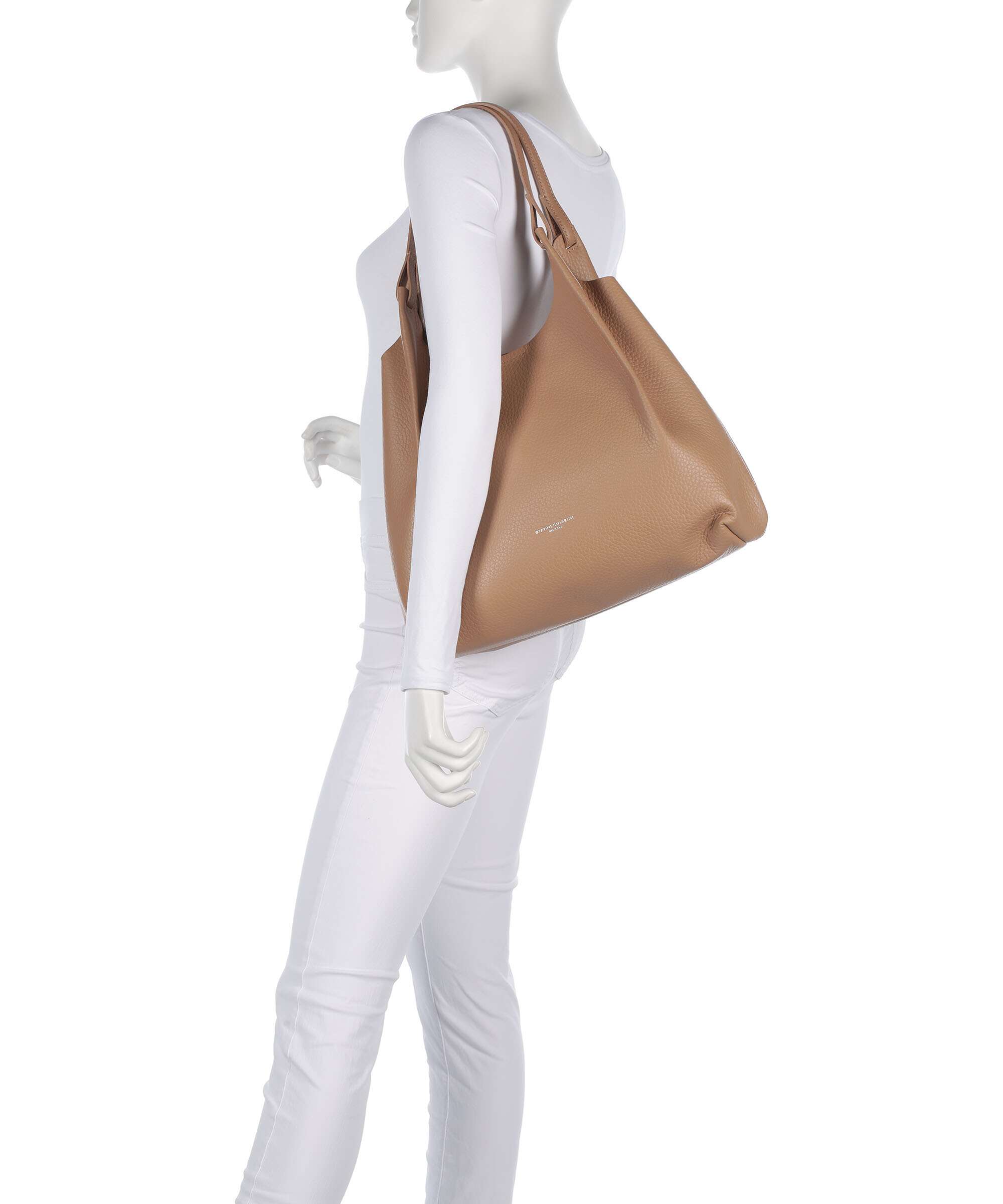 Gianni Chiarini Dua L Hobo bag clay