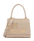 Love Moschino Bold Love Laminated Crossbody bag metallic gold