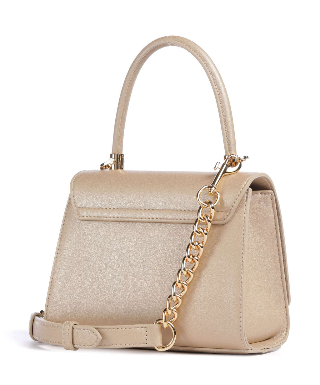 Love Moschino Bold Love Laminated Crossbody bag metallic gold