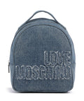 Love Moschino Denim Backpack blu