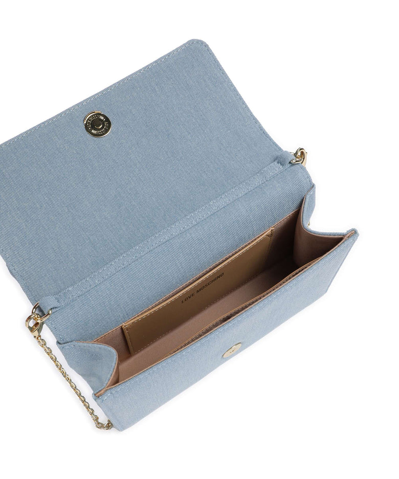 Love Moschino Smart Daily Crossbody bag azzurro