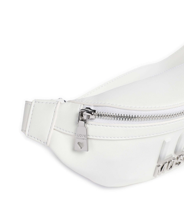 Love Moschino Prism Fanny pack bianco