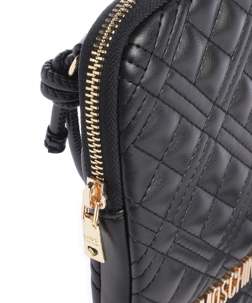 Love Moschino Quilted Phone bag nero