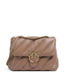 Pinko Love Puff Big Torba preko ramena biscotto zenzero/antique gold