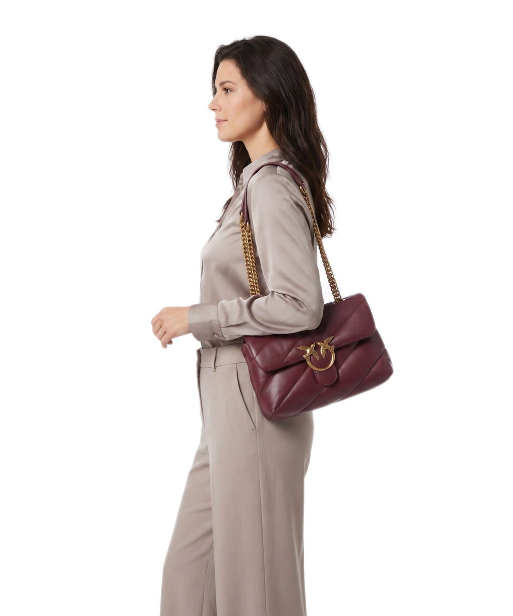 Pinko Love Puff Classic Shoulder bag ribes intenso/antique gold