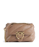 Pinko Love Puff Mini Torba preko ramena biscotto zenzero/antique gold