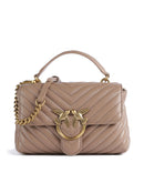 Pinko Love Lady Puff Mini Torbu biscotto zenzero/antique gold