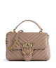 Pinko Love Lady Puff Mini Torbu biscotto zenzero/antique gold