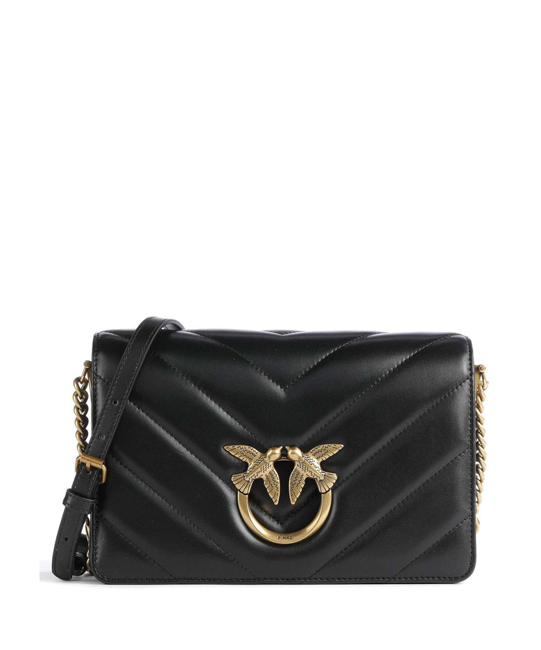 Pinko Love Click Classic Crossbody bag nero/antique gold